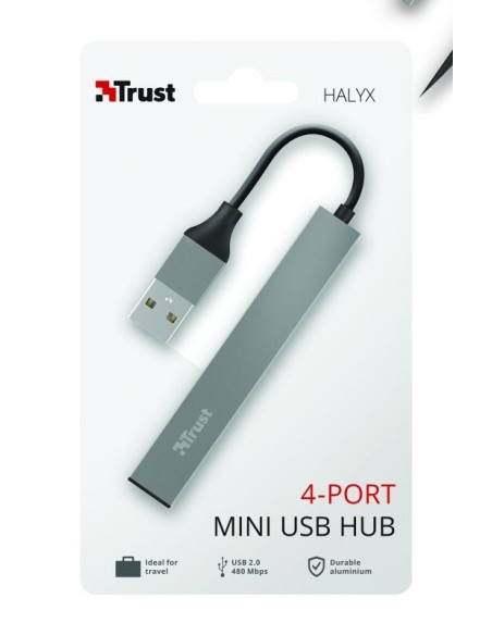 USB Hub Trust Halyx 4xUSB 2.0, alm