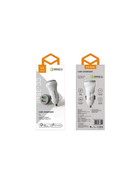 Mcdodo Incarcator Auto Qualcomm 3.0 USB