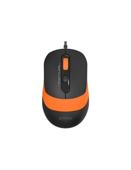 Mouse A4tech cu fir, 1600 DPI, ng/orange