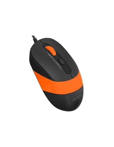 Mouse A4tech cu fir, 1600 DPI, ng/orange