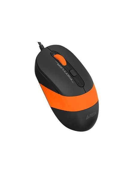 Mouse A4tech cu fir, 1600 DPI, ng/orange