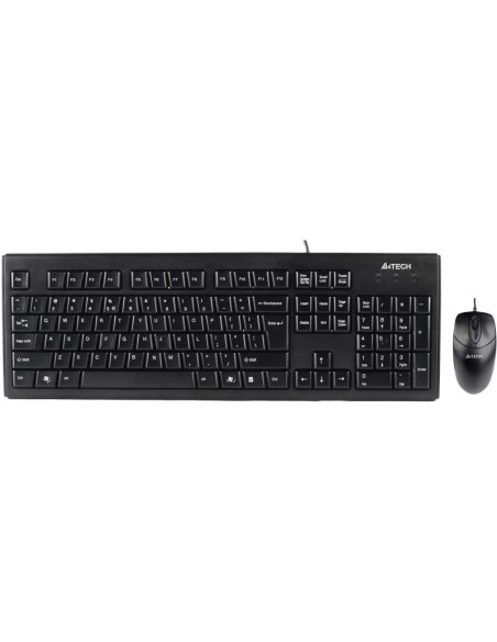 Kit A4Tech KRS-8372 cu fir, negru