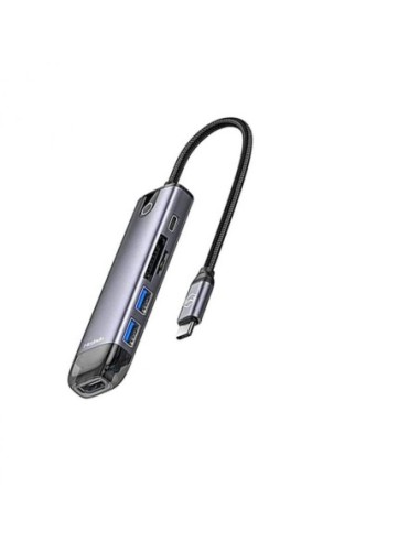 Mcdodo Multihub 5 in 1 Type-C gri