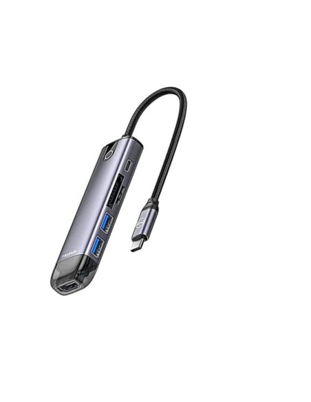 Mcdodo Multihub 5 in 1 Type-C gri