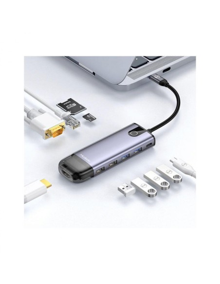 Mcdodo Multihub 10 in 1 Type-C gri