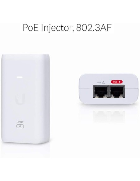 UBIQUITI POE INJECTOR 802.3AF U-POE-AF