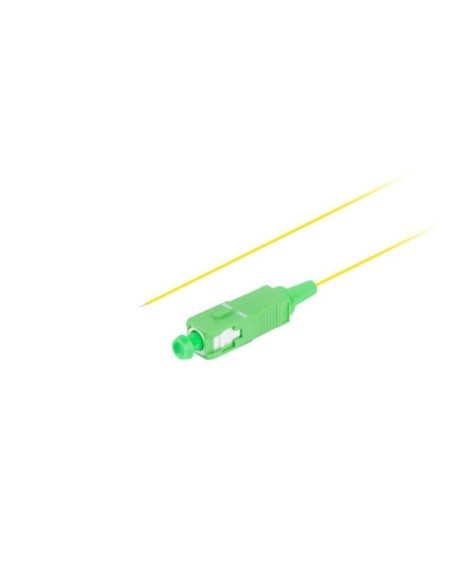 Pigtail fibră SM SC/APC 2 m galben