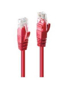 Cablu Lindy 2m Cat.6 U/UTP, Red