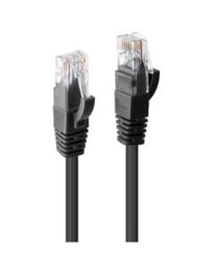 Cablu Lindy 2m Cat.6 U/UTP, Black