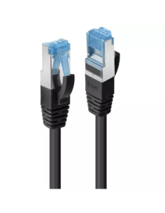 Cablu Lindy 1m Cat.6A S/FTP LSZH, Black