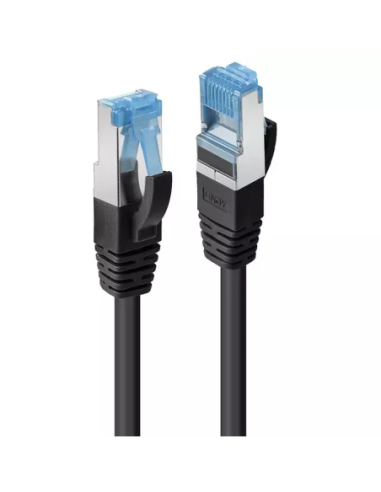 Cablu Lindy 1m Cat.6A S/FTP LSZH, Black