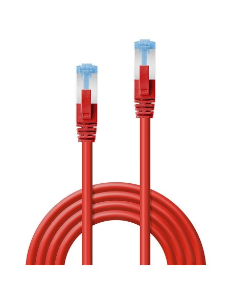 Cablu Lindy 1m Cat.6A S/FTP LSZH, Red