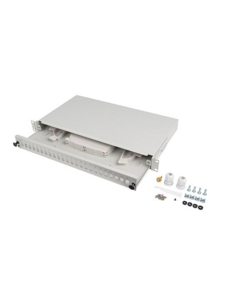 Patch panel fibră rack 19" 1U  24x SC