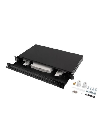Patch panel fibră rack 19" 1U  24x SC