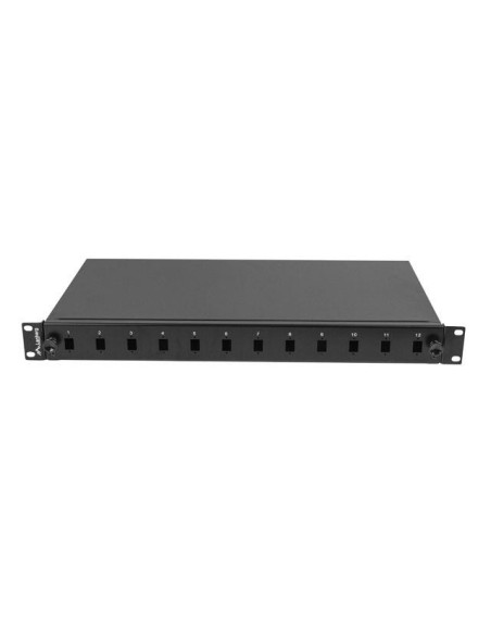 Patch panel fibră rack 19" 1U  12x SC