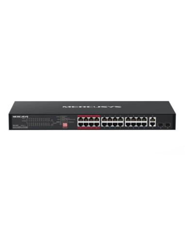 24-Port 10/100Mbps + 2-Port Gigabit Sw