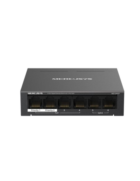 6-Port Gigabit Desktop Switch with 4-Por