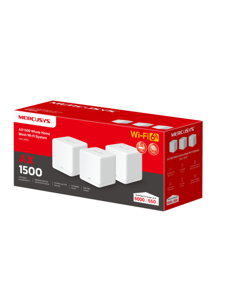 MERCUSYS HALO H60X WHOLE MESH WIFI6 3PK