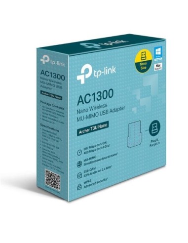 TP-LINK ADAPTOR WI-FI USB2.0 AC1300 NANO