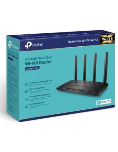 TPL WI-FI 6 ROUTER AX1500 ARCHER AX12