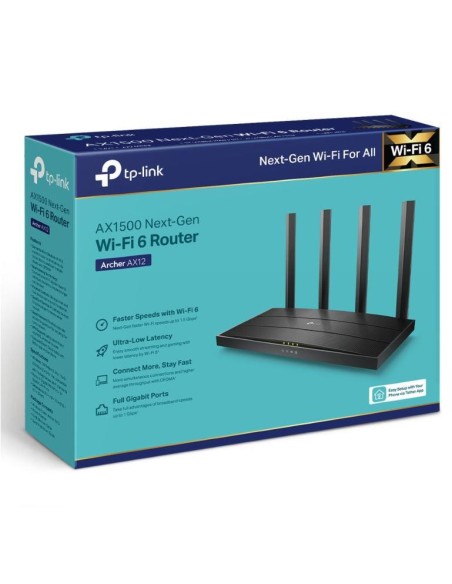 TPL WI-FI 6 ROUTER AX1500 ARCHER AX12