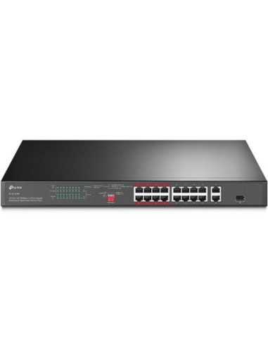 TPL SW 16P-POE ,2P-GB SFP UNMNGD RM