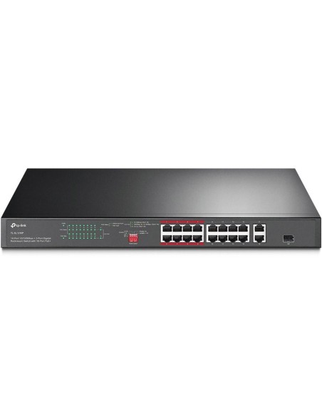 TPL SW 16P-POE ,2P-GB SFP UNMNGD RM