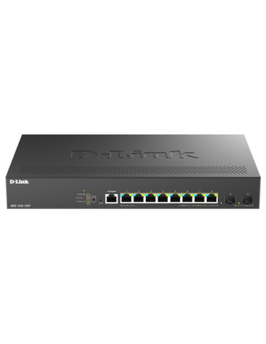 DLINK SW 8P-GB 2P-SFP SMART MANAGED POE