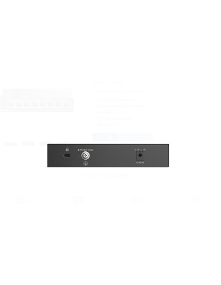 D-LINK DMS-108 UNMANAGED SWITCH 8 PORT