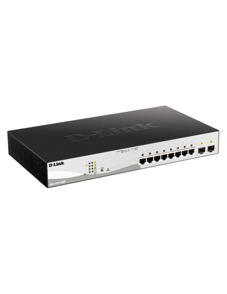D-LINK SW 8P-GB POE+ 2SFP MNG POE