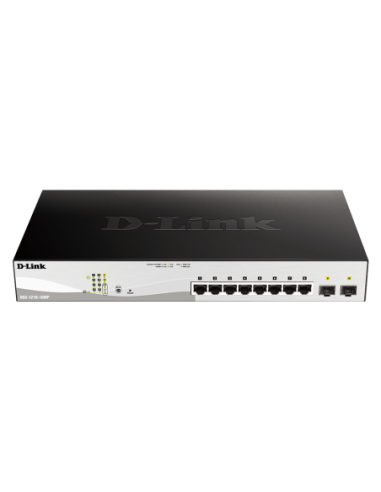 D-LINK SW 8P-GB POE+ 2SFP MNG POE