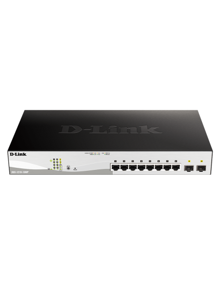 D-LINK SW 8P-GB POE+ 2SFP MNG POE