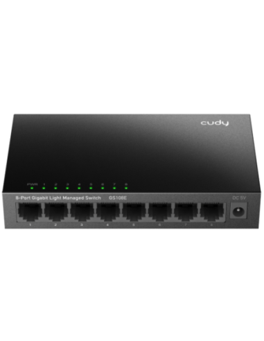 CUDY 8-Port Gigabit Light Managed Switch