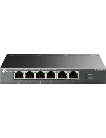 TPL SW 6P-GB POE-3P UNMNGD DESK