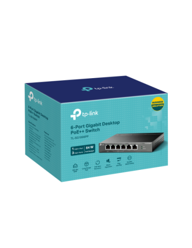 TPL SW 6P-GB POE-3P UNMNGD DESK