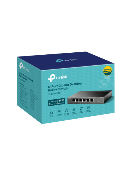TPL SW 6P-GB POE-3P UNMNGD DESK