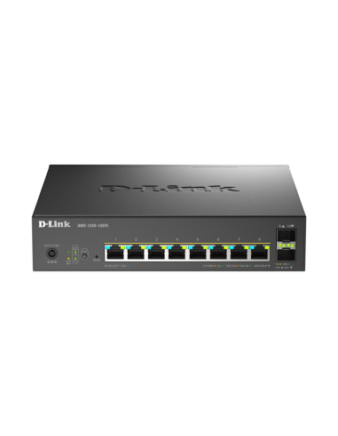 DLINK SW 8P-GB 2P-SFP SMART MANAGED POE
