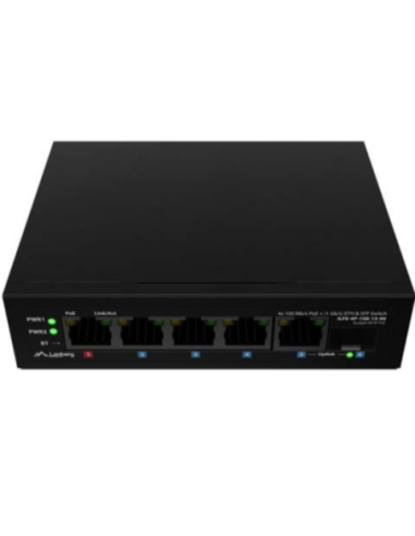 Switch Lanberg 1XBT 3XAT SFP/ETH