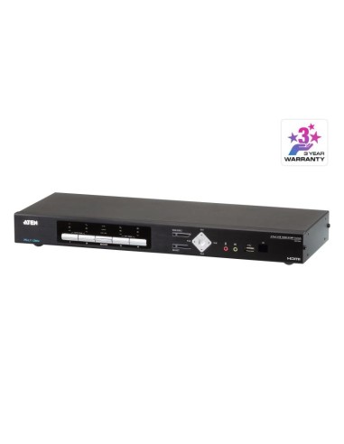 4-Port USB HDMI Multi-View KVMP Switch