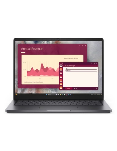 Laptop Dell Pro 14", FHD, Intel Core 7 150U, 16GB DDR5, 512GB SSD, Intel Graphics, Win 11 Pro, Black