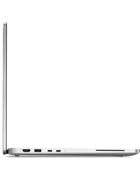 Laptop Dell Pro Plus 16", FHD 60Hz, AMD Ryzen 5 PRO 230, 16GB LPDDR5x, 512GB SSD, Radeon 760M, Win 11 Pro, Aluminium