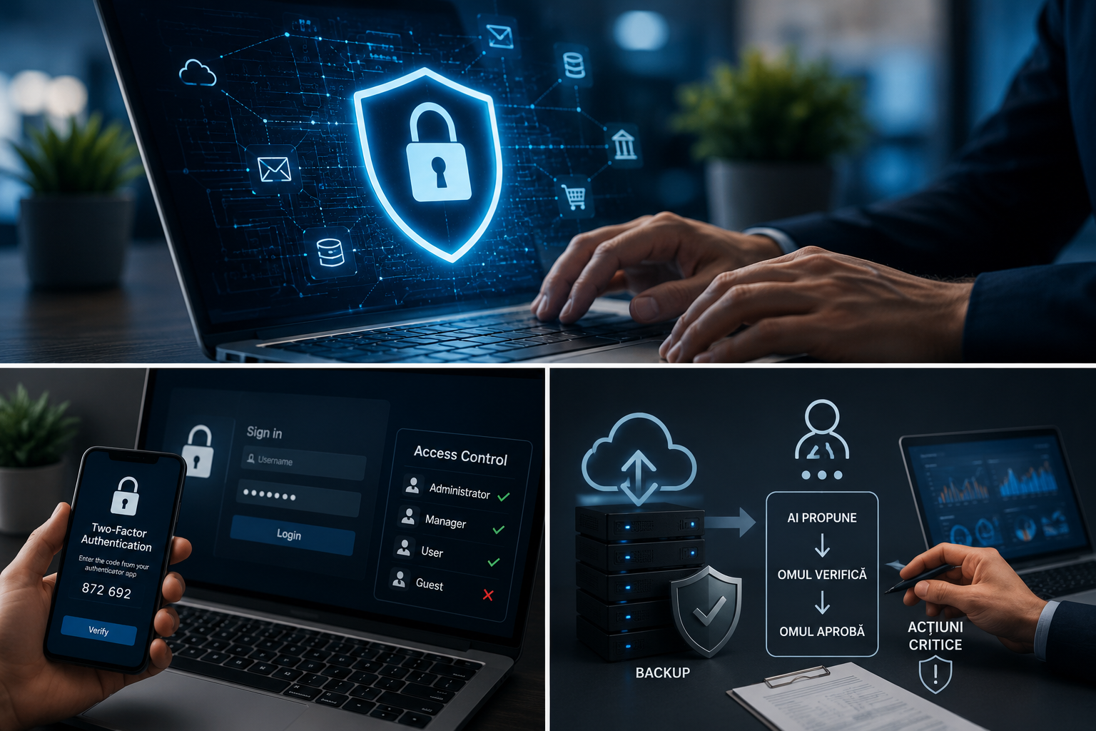 Cybersecurity și AI pentru protecția infrastructurii IT a unui IMM